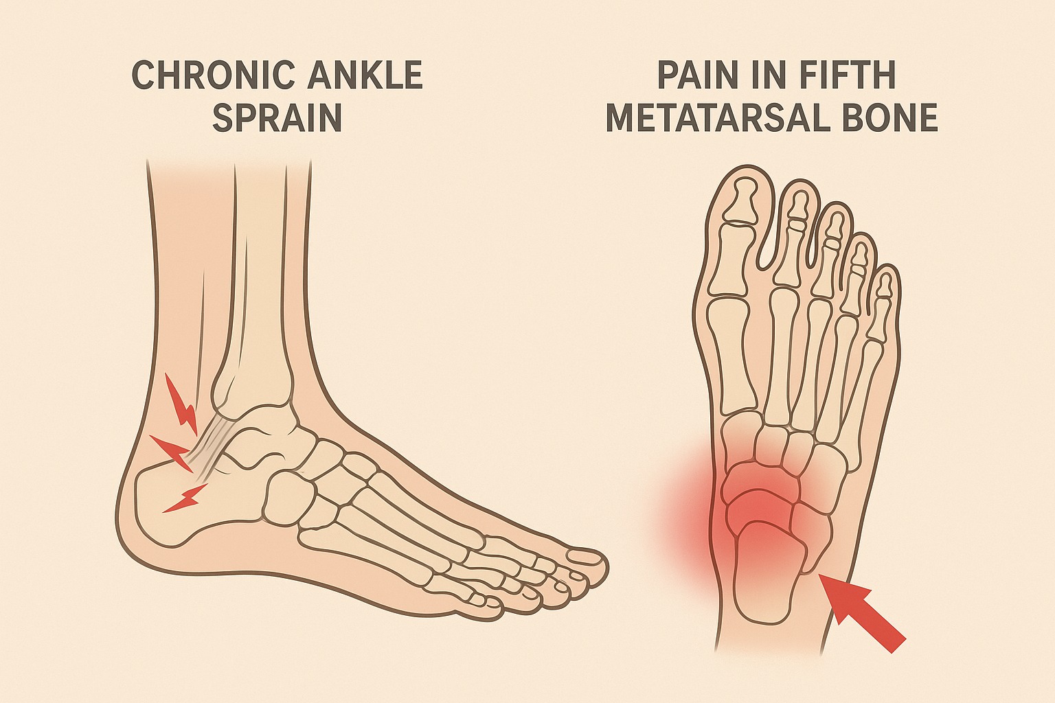 腳踝扭傷反覆不癒？第五蹠骨疼痛可能是關鍵｜台中徒手物理治療｜南屯物理治療所推薦